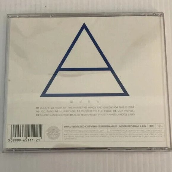This Is War by 30 Seconds to Mars (CD, 2009) - Picture 4 of 4